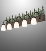 Meyda 48" Wide Tall Pines 5 Light Vanity