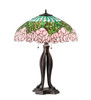 Meyda 30" High Tiffany Cabbage Rose Table Lamp