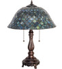 Meyda 22" High Tiffany Fishscale Table Lamp