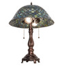 Meyda 22" High Tiffany Fishscale Table Lamp