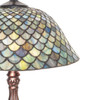 Meyda 22" High Tiffany Fishscale Table Lamp