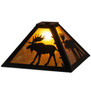 Meyda 12" Square Moose Shade - 13405