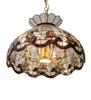 Meyda 20" Wide Roseborder Pendant - 134790