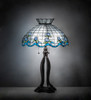 Meyda 31" High Roseborder Table Lamp