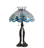 Meyda 31" High Roseborder Table Lamp