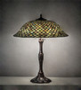 Meyda 26" High Tiffany Fishscale Table Lamp