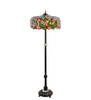 Meyda 62" High Tiffany Cherry Blossom Floor Lamp