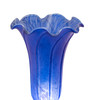 Meyda 63" High Blue Tiffany Pond Lily 12 Lt Floor Lamp