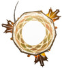 Meyda 7.5"w Oak Leaf Mini Pendant