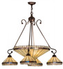 Meyda 36"w Crestwood 5 Lt Chandelier