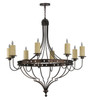 Meyda 48" Wide Bottini 8 Light Chandelier - 160814