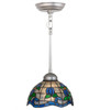 Meyda 8"w Roseborder Mini Pendant