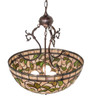 Meyda 20" Wide Turning Leaf Inverted Pendant