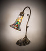 Meyda 15" High Stained Glass Pond Lily Accent Lamp - 17866