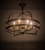 Meyda 22"w Aldari 6 Lt Chandelier