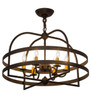 Meyda 22"w Aldari 6 Lt Chandelier