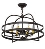 Meyda 22"w Aldari 6 Lt Chandelier