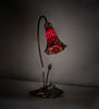 Meyda 16" High Stained Glass Pond Lily Accent Lamp - 188683