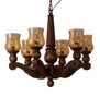 Meyda 30" Wide Kendall 6 Light Chandelier