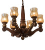 Meyda 30" Wide Kendall 6 Light Chandelier