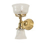 Meyda 7.5" Wide Revival Gas & Electric 2 Light Wall Sconce