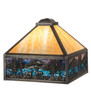 Meyda 13" Square Deer Lodge Shade