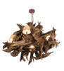 Meyda 40" Wide Driftwood 5 Light Chandelier