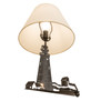 Meyda 22" High Lighthouse Double Lit Table Lamp