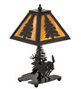 Meyda 15" High Lone Deer Accent Lamp