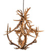 Meyda 55" Wide Antlers Elk & Fallow Deer 10 Light Chandelier