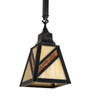 Meyda 6" Square Santa Fe Mini Pendant