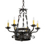 Meyda 24" Wide Dragone 6 Light Chandelier