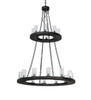 Meyda 42" Wide Loxley 20 Light Two Tier Chandelier - 221404