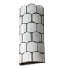 Meyda 8" Wide Vincent Honeycomb Wall Sconce