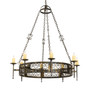 Meyda 48" Wide Toscano 8 Light Chandelier