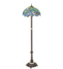 Meyda 62" High Tiffany Wisteria Floor Lamp - 225024