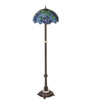 Meyda 62" High Tiffany Wisteria Floor Lamp - 225024