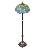 Meyda 62" High Tiffany Wisteria Floor Lamp - 225024