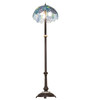 Meyda 62" High Tiffany Wisteria Floor Lamp - 225024