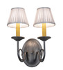 Meyda 11" Wide Jenna 2 Light Wall Sconce