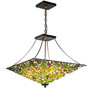 Meyda 26" Square Acorn & Oak Leaf Inverted Pendant