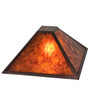 Meyda 14" Square Mission Prime Shade