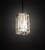 Meyda 5" Square Metro Fusion Branches Quadrato Mini Pendant