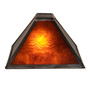 Meyda 16" Long Mission Oblong Shade