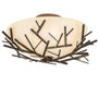 Meyda 22.5" Wide Branches Semi-flushmount