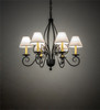 Meyda 32" Wide Squire 6 Light Chandelier