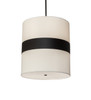 Meyda 27" Wide Cilindro Textrene Pendant