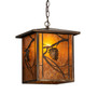 Meyda 12" Square Whispering Pines Pendant - 228669