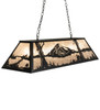 Meyda 48" Long Mountain Range Oblong Pendant