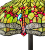 Meyda 62" High Tiffany Hanginghead Dragonfly Floor Lamp - 228851